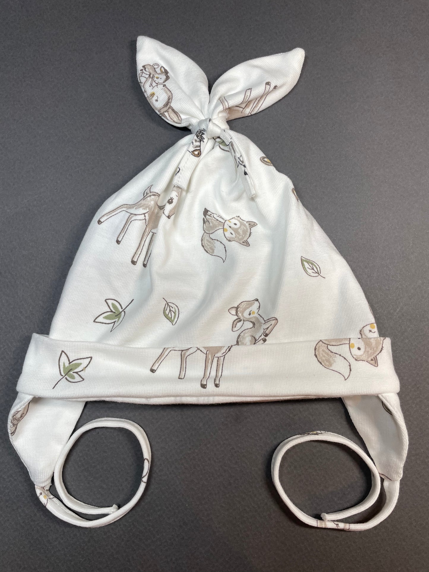 BAMBI - Őz Mintás Pamut Kötős Lány Sapka - Minimanó