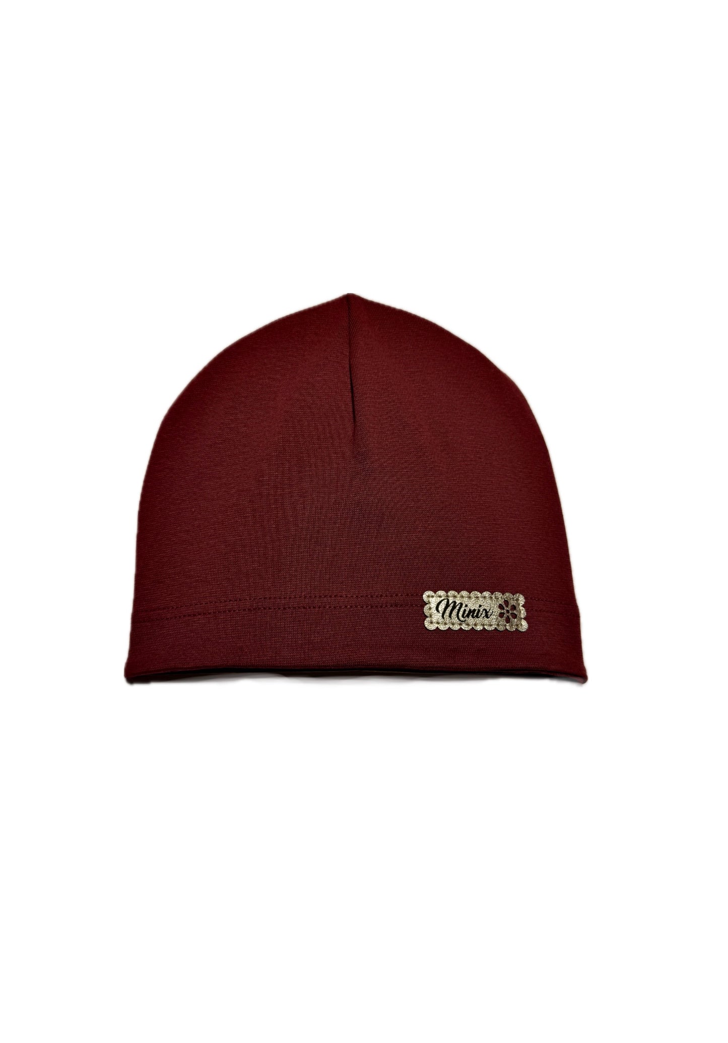 MINIX CLASSIC - Burgundi Pamut Lány Beanie Sapka