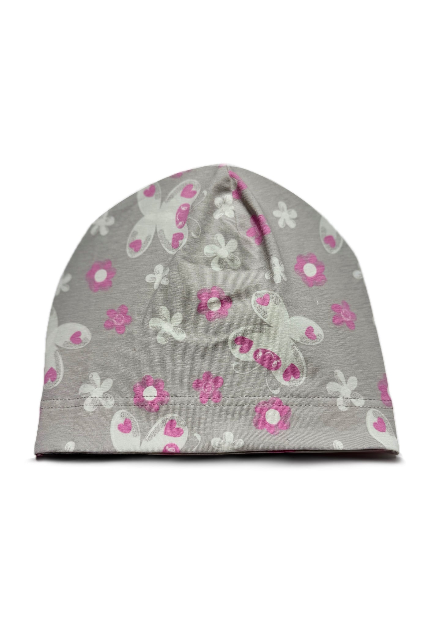 GARDEN GLOW - Világító Virág Mintás Pamut Beanie Lány Sapka