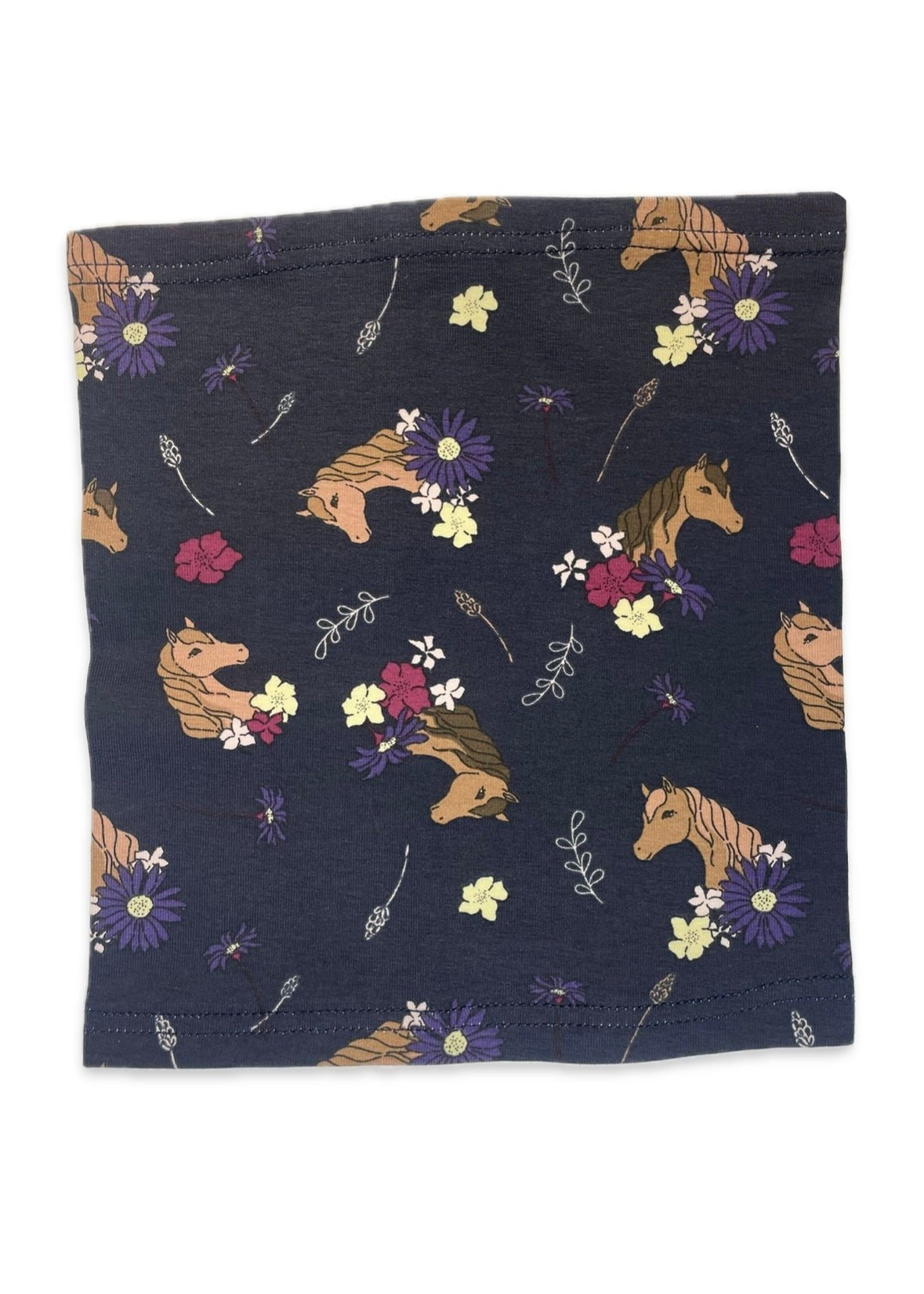 CAVELLI PRIMAVERA SCARF - Ló Mintás Pamut Lány Csősál - Lány Sapka - Minimanó