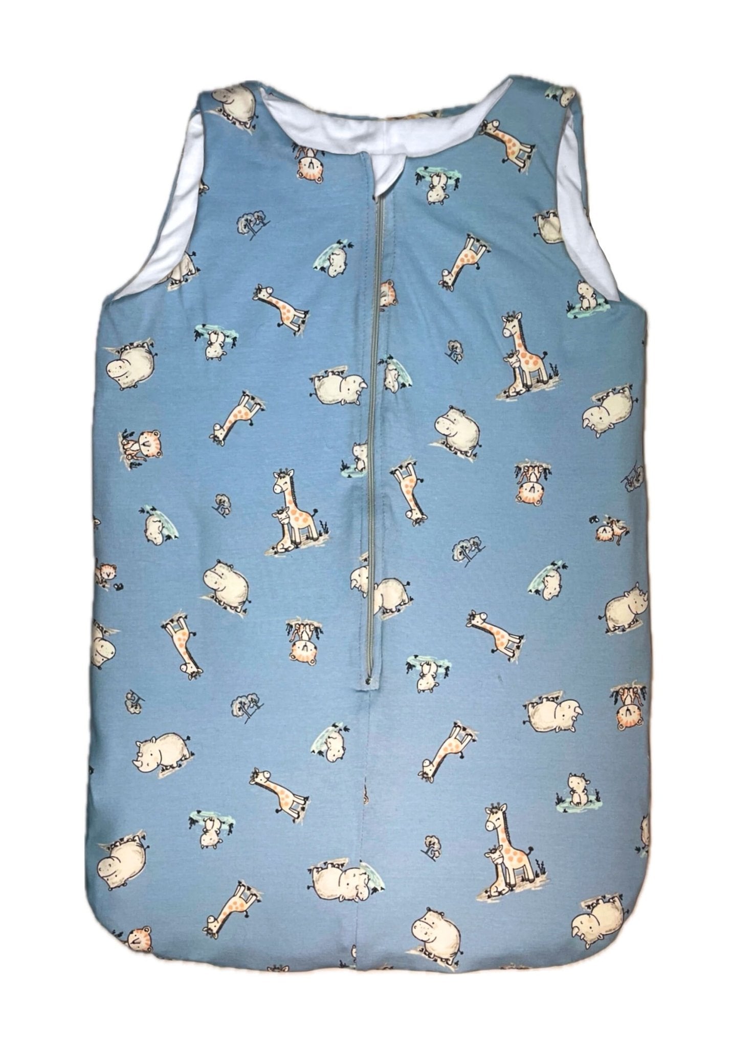 COMFORT HUG - Állatos Kék Babazsák - Hálózsák - Minimanó