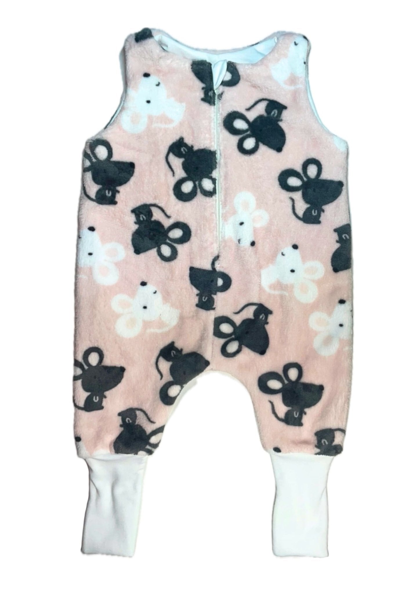 DREAMY - Wellsoft Rózsaszín Egérmintás Kamáslis Tipegő Hálózsák - Hálózsák - Minimanó