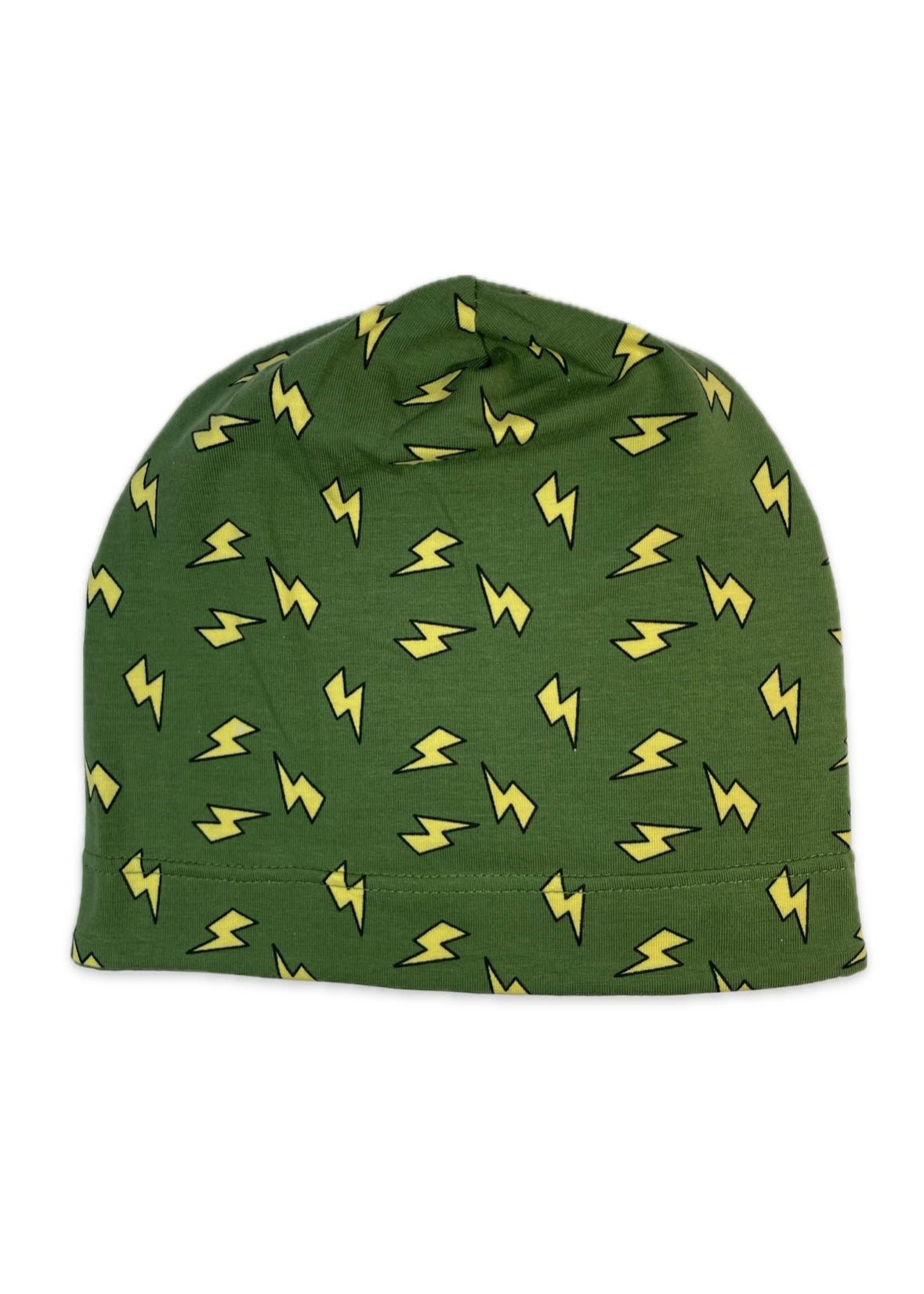 FLASH - Villám Mintás Pamut Fiú Beanie Sapka - Fiú Sapka - Minimanó