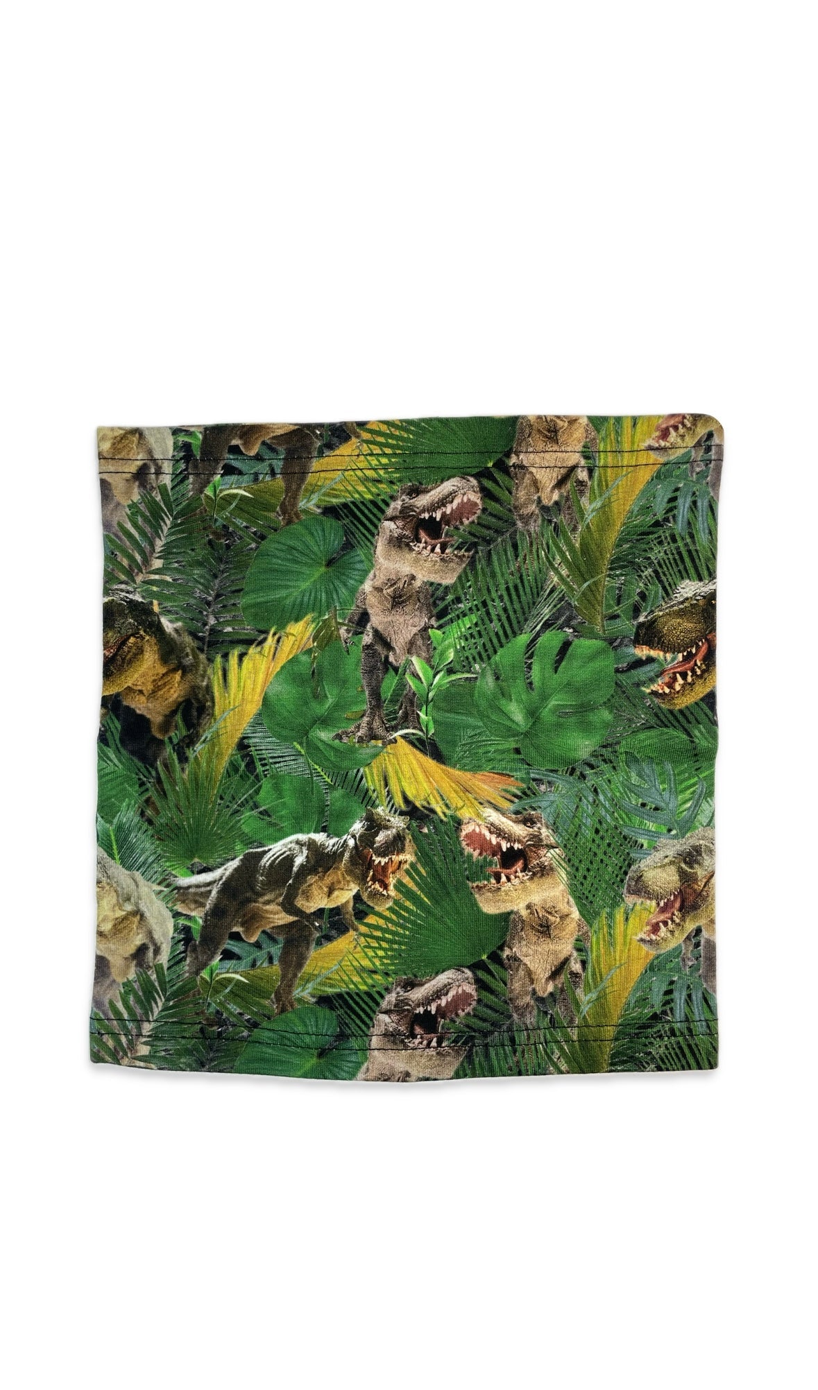 JURASSIC ADVENTURES SCARF - Dínó Mintás Pamut Fiú Csősál - Fiú Sapka - Minimanó