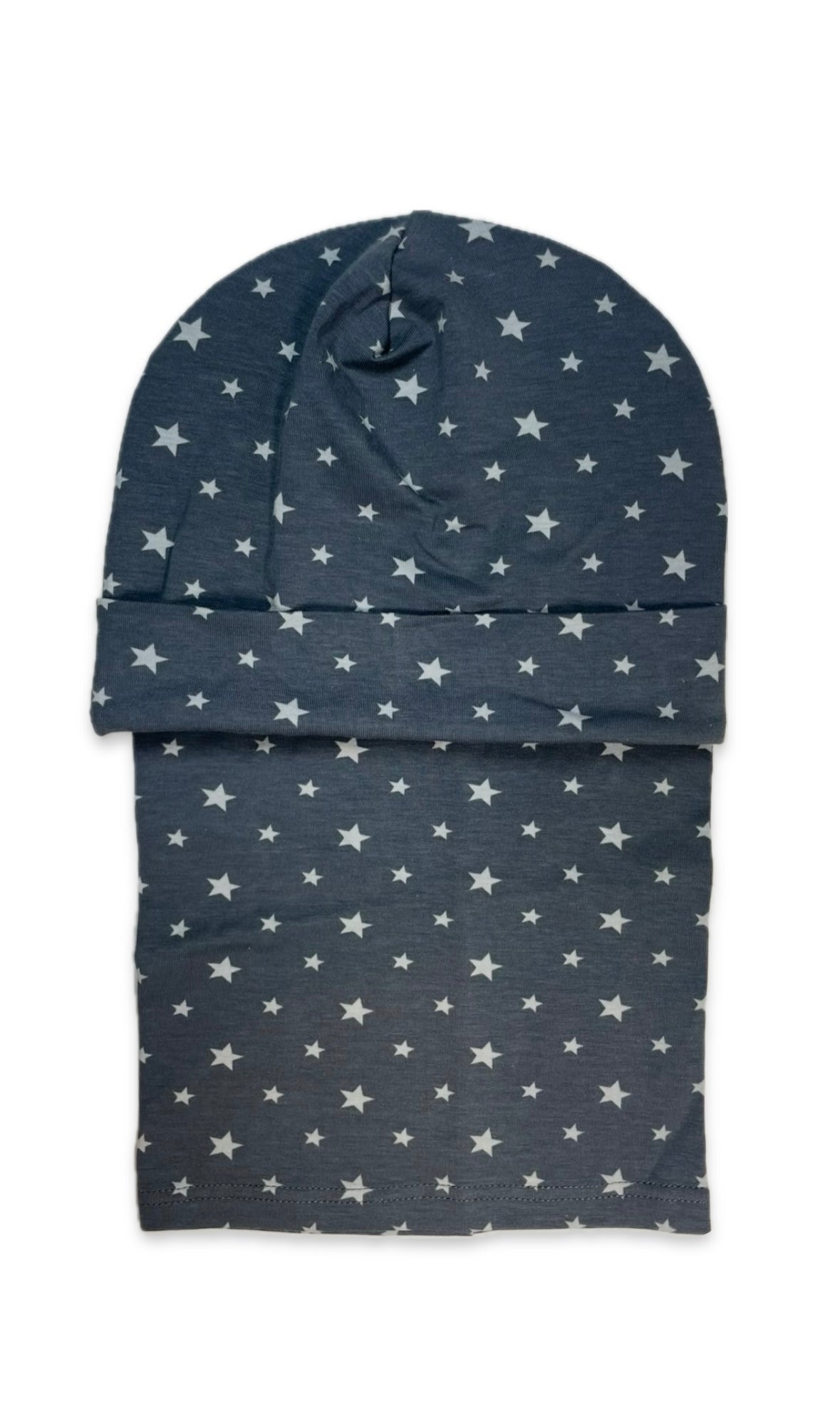 STARLIGHT SET - Csillag Mintás Pamut Fiú Beanie Sapka és Csősál Szett - Fiú Sapka - Minimanó