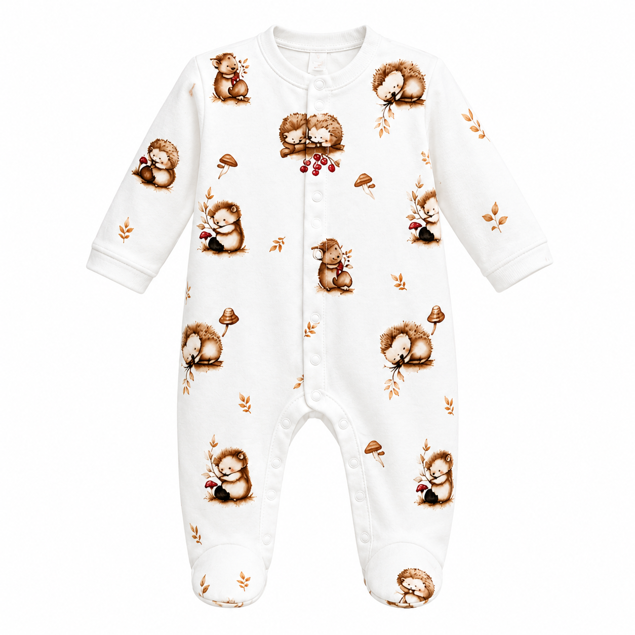 ONESIE - Sünis Fehér Pamut Babarugdalózó