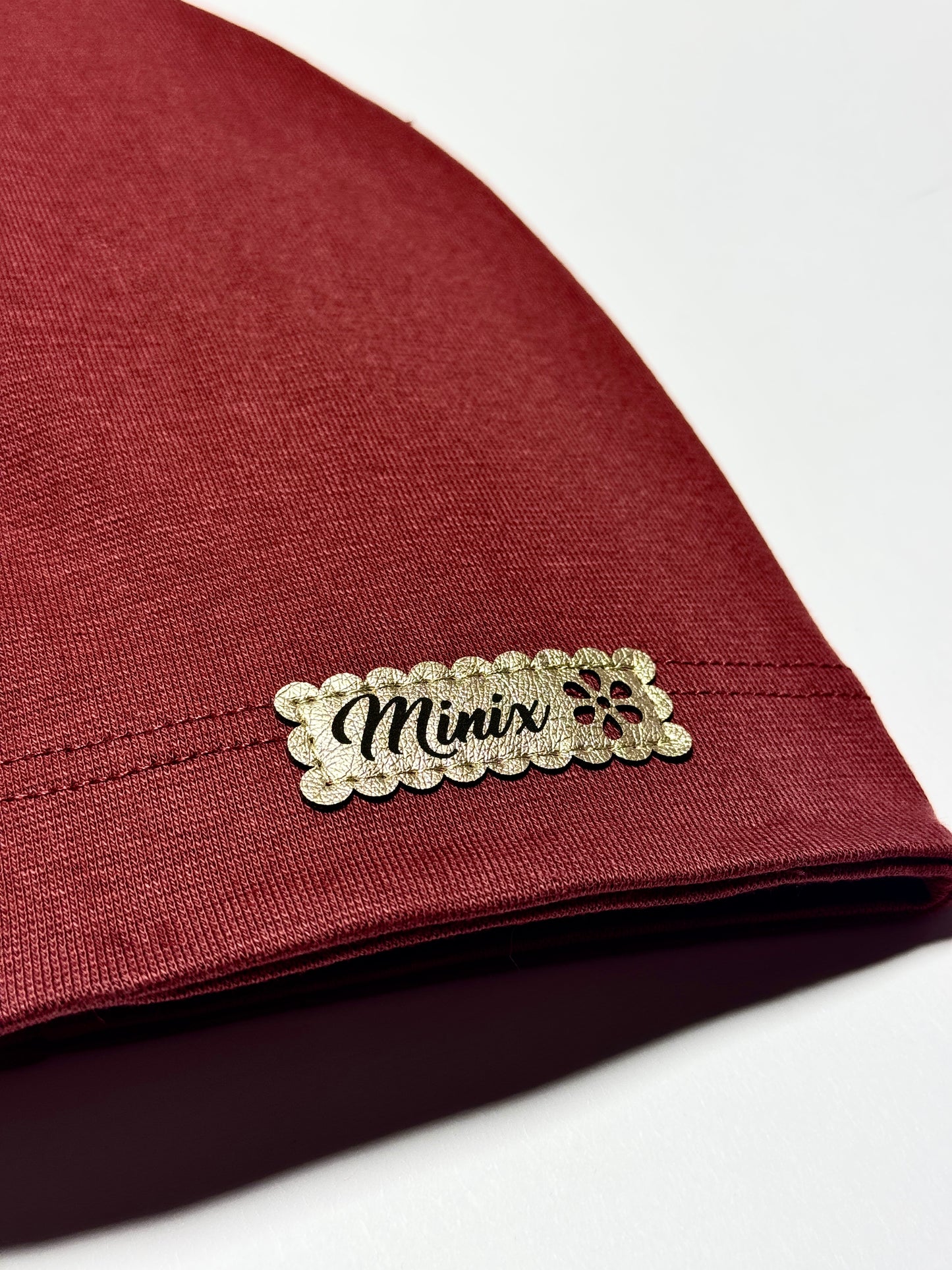 MINIX CLASSIC - Burgundi Pamut Lány Beanie Sapka
