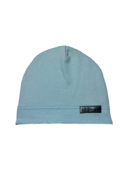 MM ORIGINAL - Pastel Türkizkék Pamut Fiú Beanie Sapka