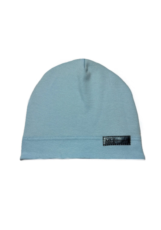 MM ORIGINAL - Pastel Türkizkék Pamut Fiú Beanie Sapka