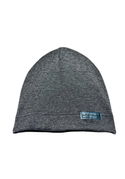 MM ORIGINAL - Sötétszürke Pamut Fiú Beanie Sapka