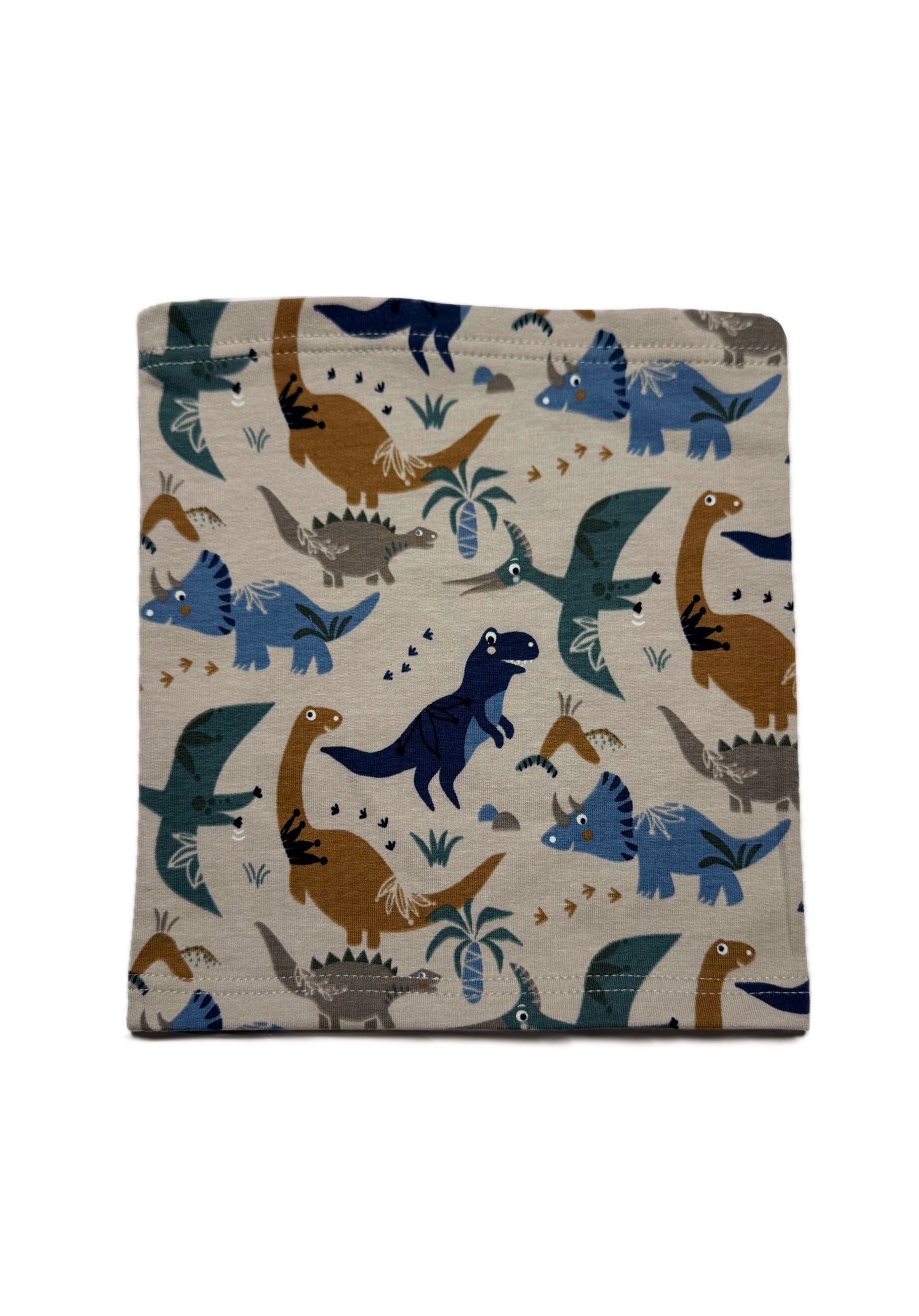 DINO DYNASTY SCARF - Dínó Mintás Pamut Fiú Csősál