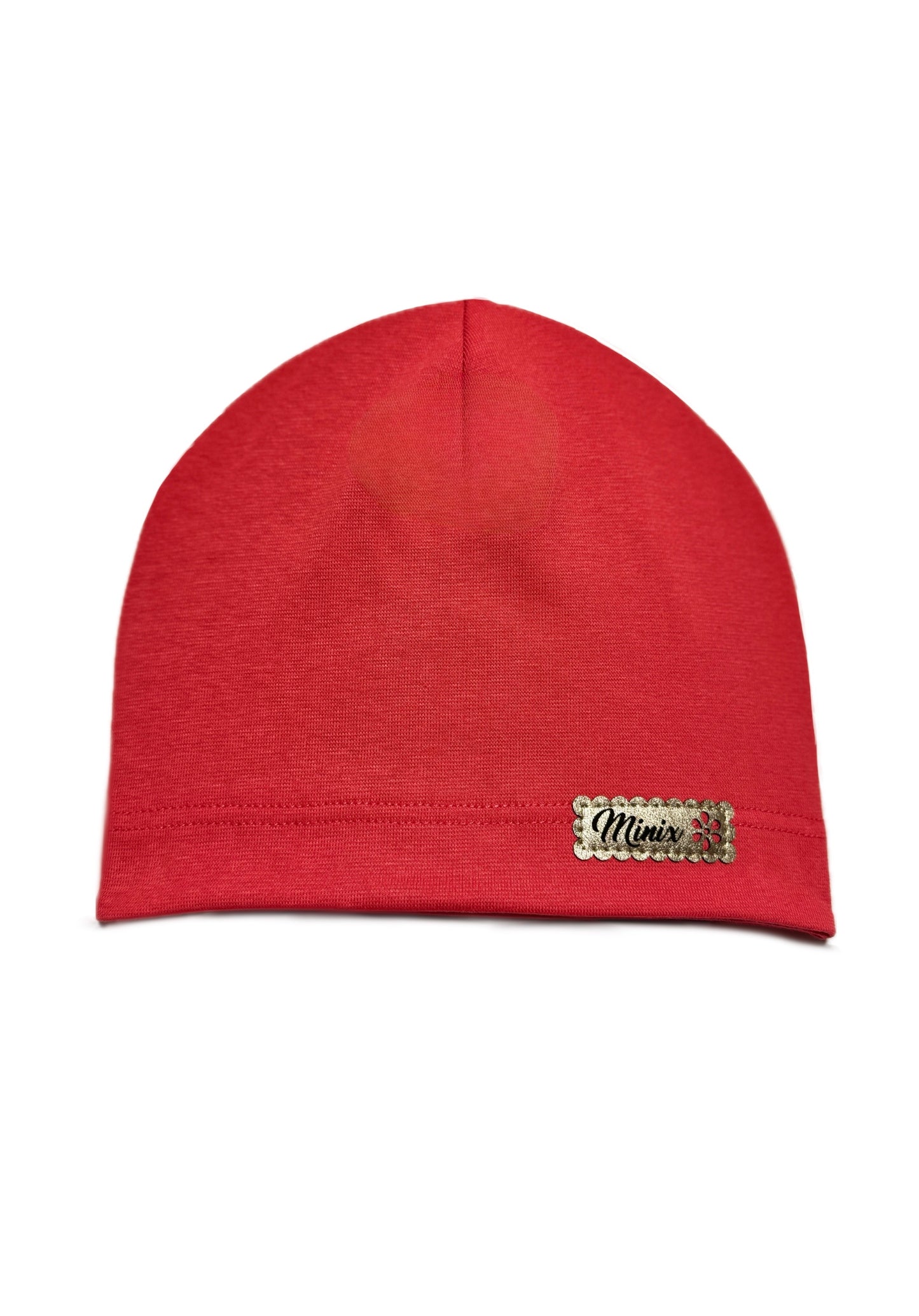 MINIX CLASSIC - Piros Pamut Lány Beanie Sapka