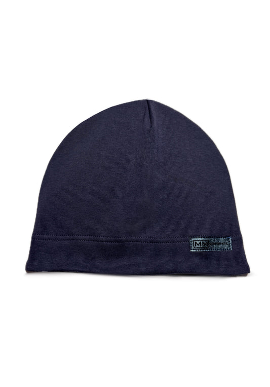 MM ORIGINAL - Acélkék Pamut Fiú Beanie Sapka