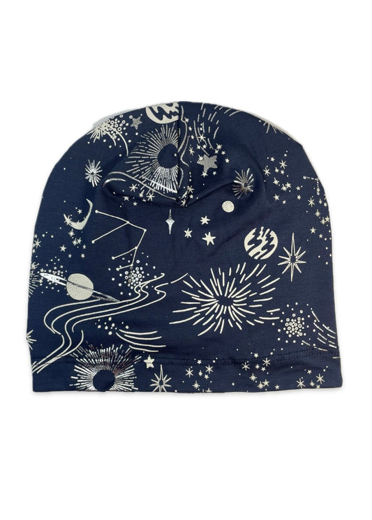 GALAXY - Űr Mintás Pamut Fiú Beanie Sapka