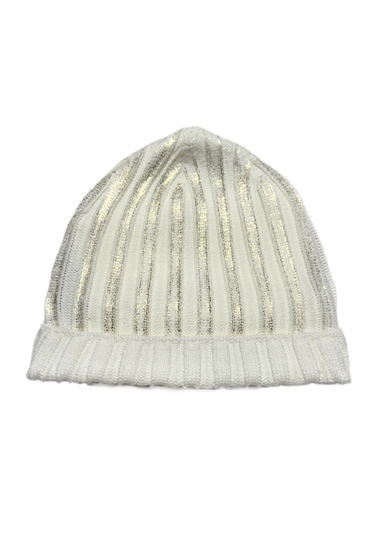 SPARKY - Ekrü Csillámos Kötött Lány Beanie Sapka