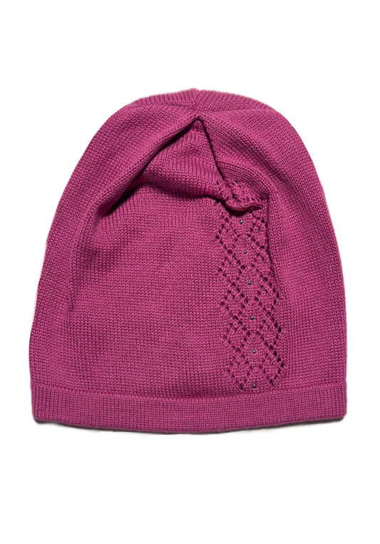 FALL BREEZE - Pink Kötött Lány Beanie Sapka