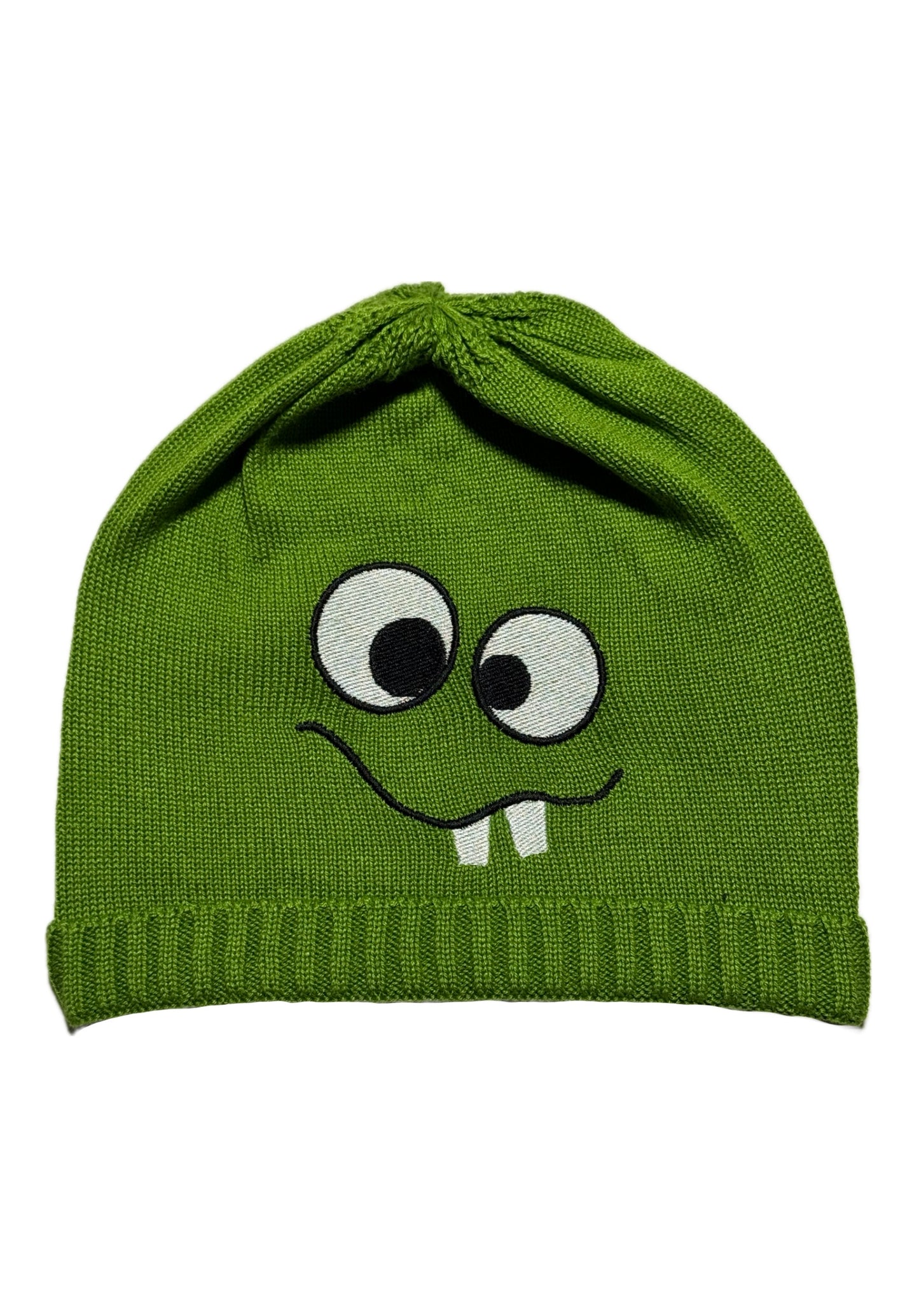 SILLY - Zöld Vicces Fiú Kötött Beanie Sapka