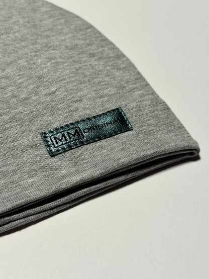 MM ORIGINAL - Világosszürke Pamut Fiú Beanie Sapka