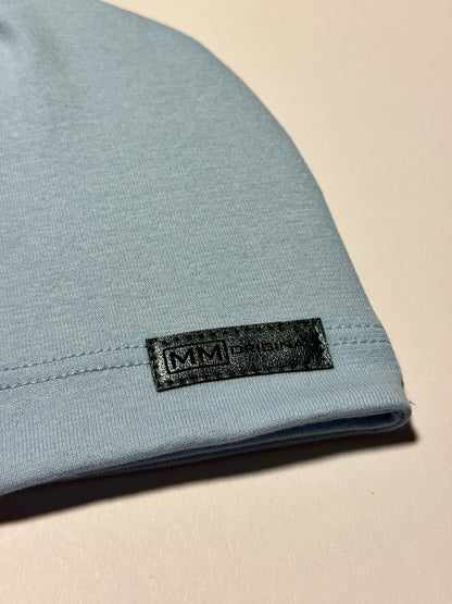 MM ORIGINAL - Világoskék Pamut Fiú Beanie Sapka