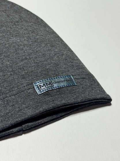 MM ORIGINAL - Sötétszürke Pamut Fiú Beanie Sapka
