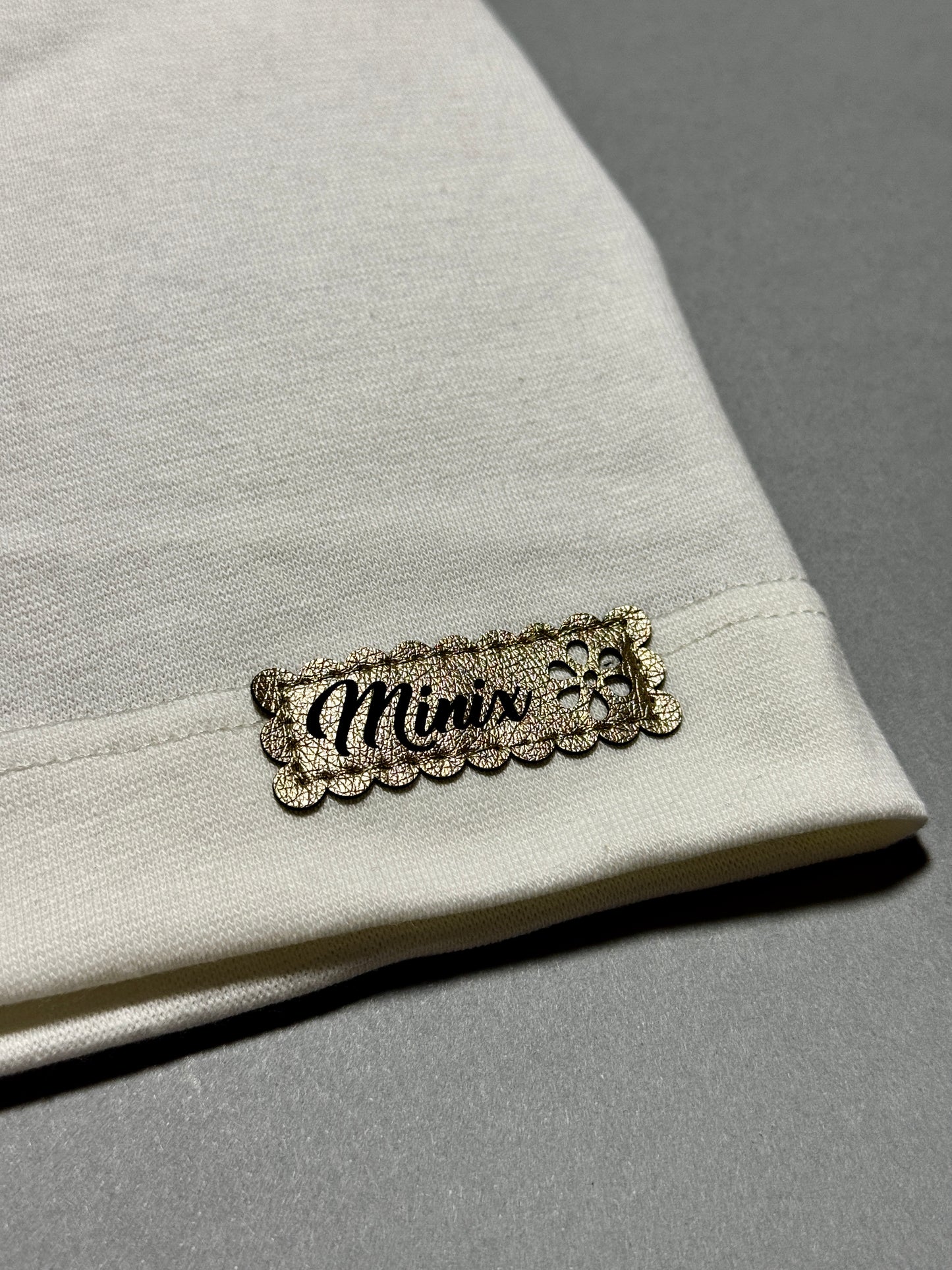 MINIX CLASSIC - Ekrü Pamut Lány Beanie Sapka