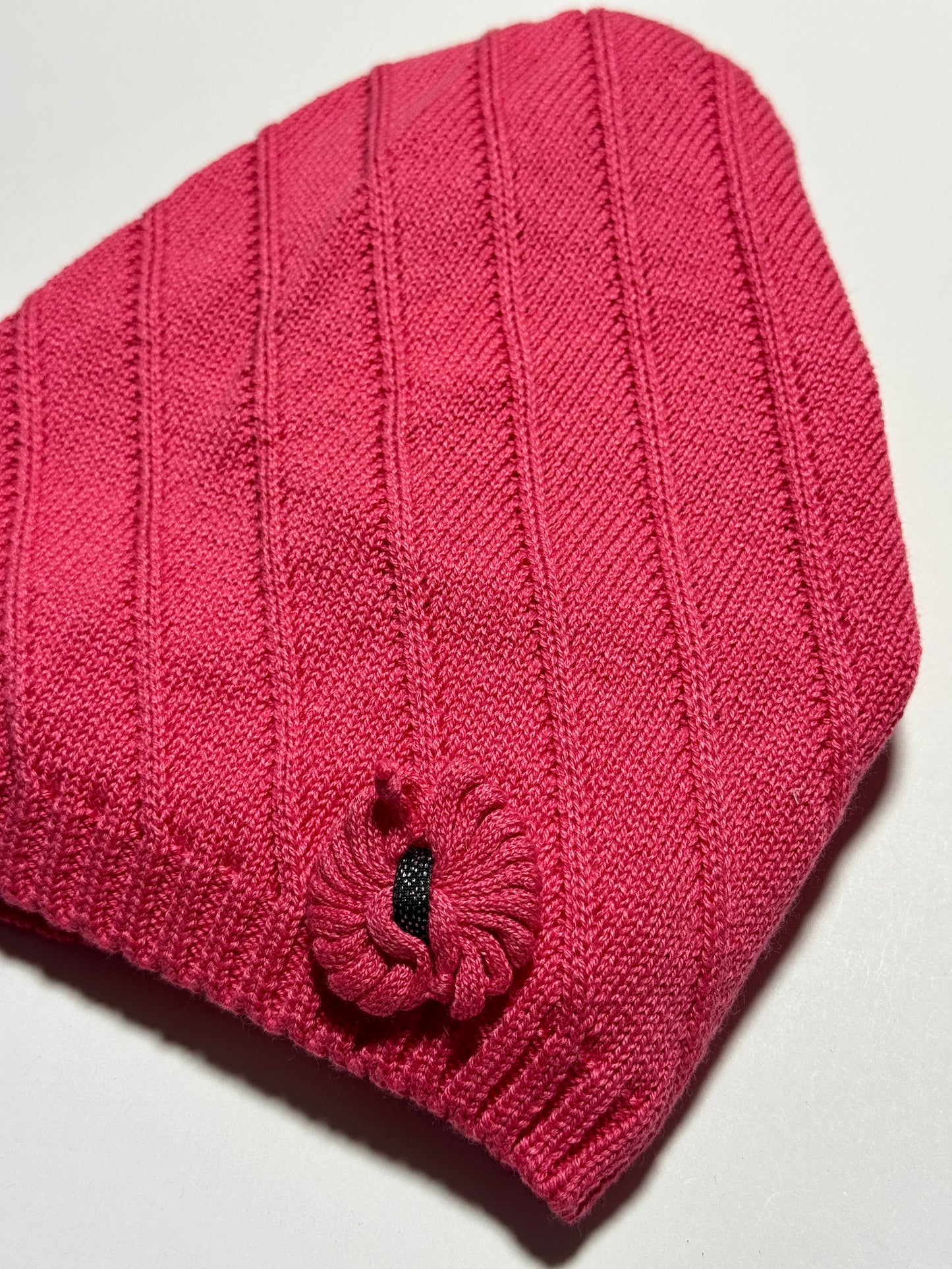 BOW GIRL - Fuxia Masnis Kötött Lány Beanie Sapka