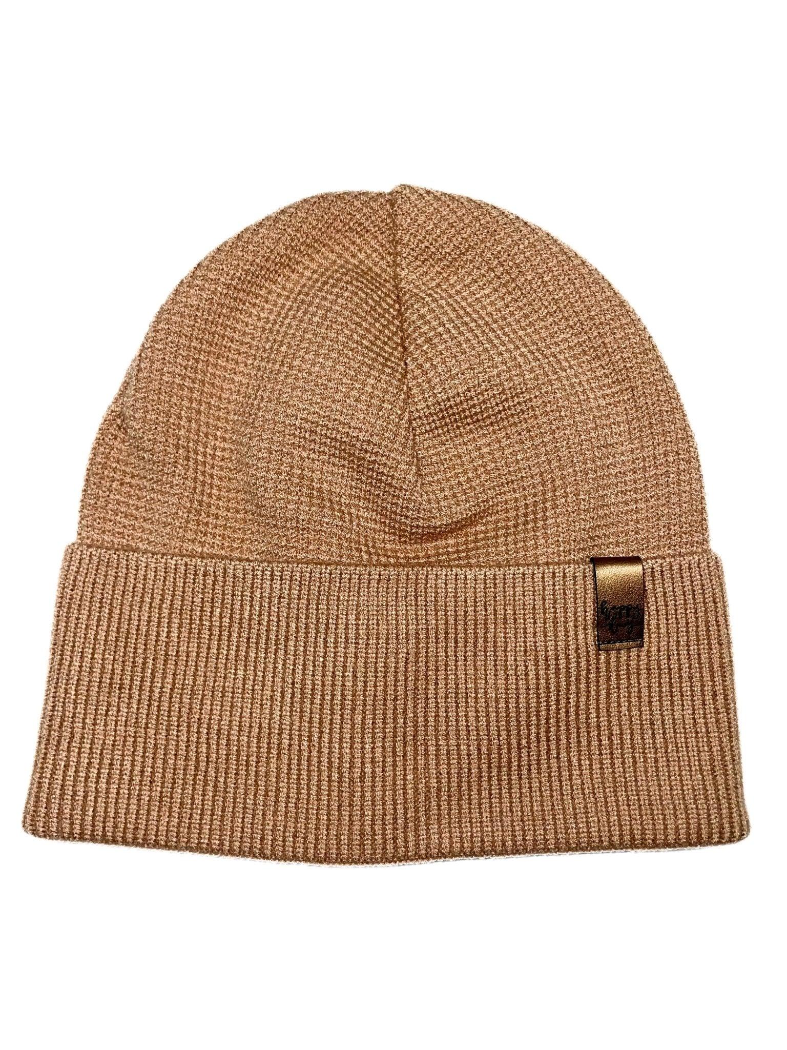 CLASSIC SNUG - Klasszikus Barna Kötött Beanie Lány Sapka - Lány Sapka - Minimanó