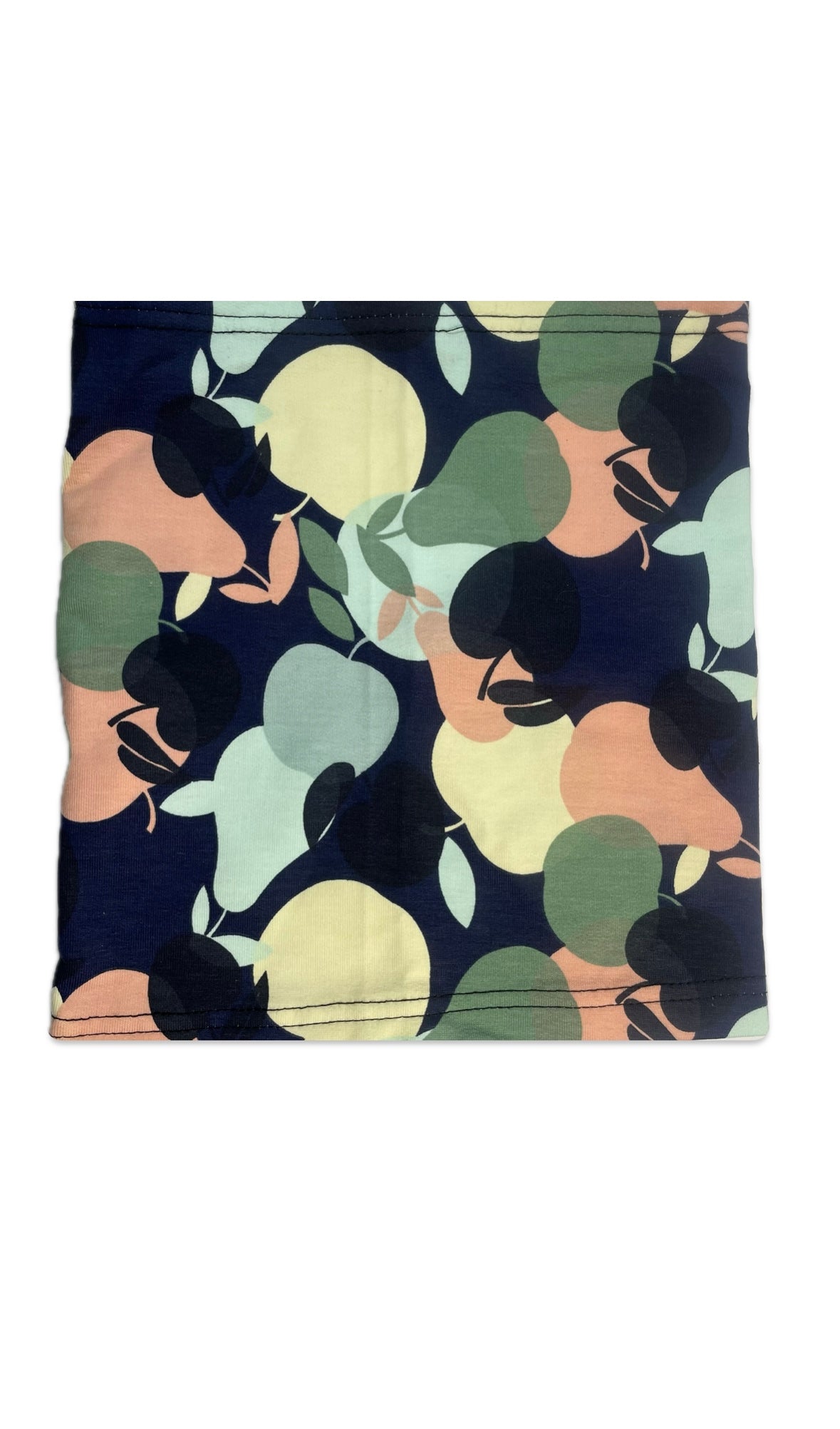 PEAR PARADE SCARF - Gyümölcsmintás Pamut Lány Csősál - Lány Sapka - Minimanó