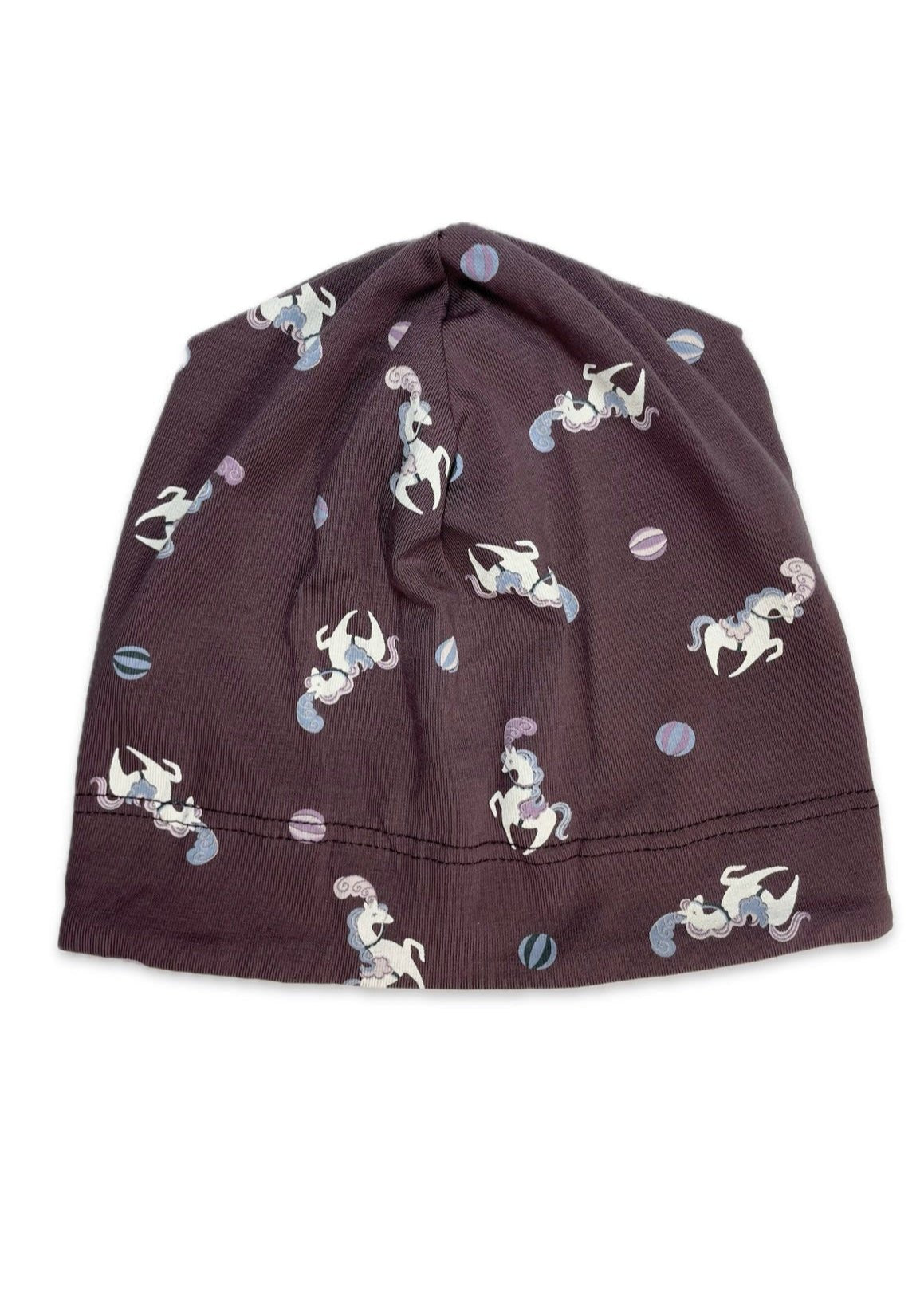 ROYAL STALLIONS - Ló Mintás Pamut Lány Beanie Sapka - Lány Sapka - Minimanó