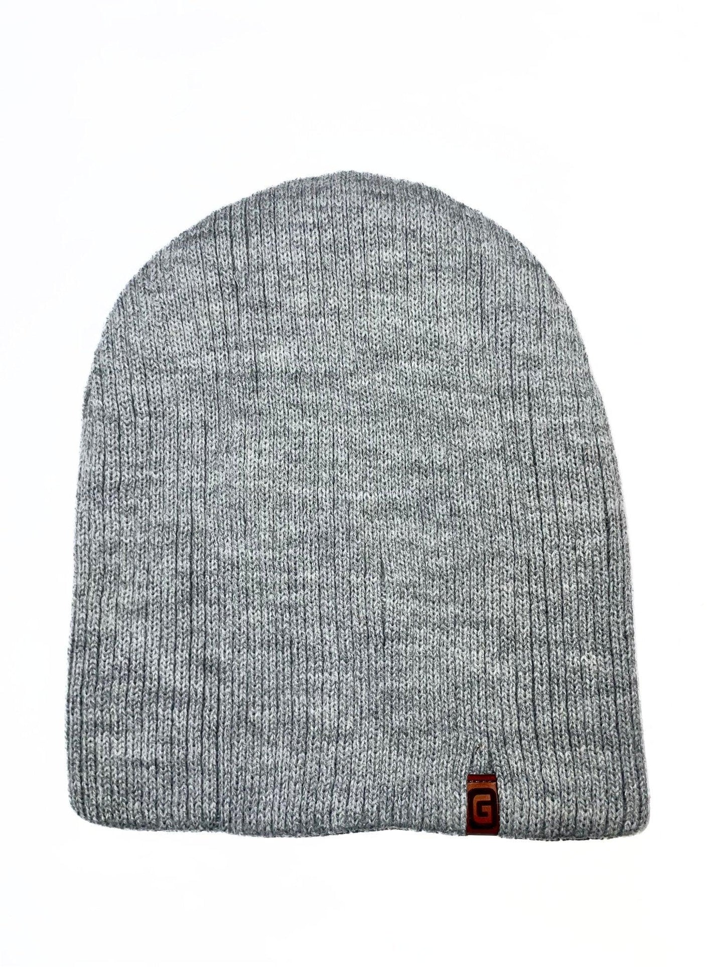 THE BEANIE - Szürke Kötött Téli Fiú Beanie Sapka - Fiú Sapka - Minimanó