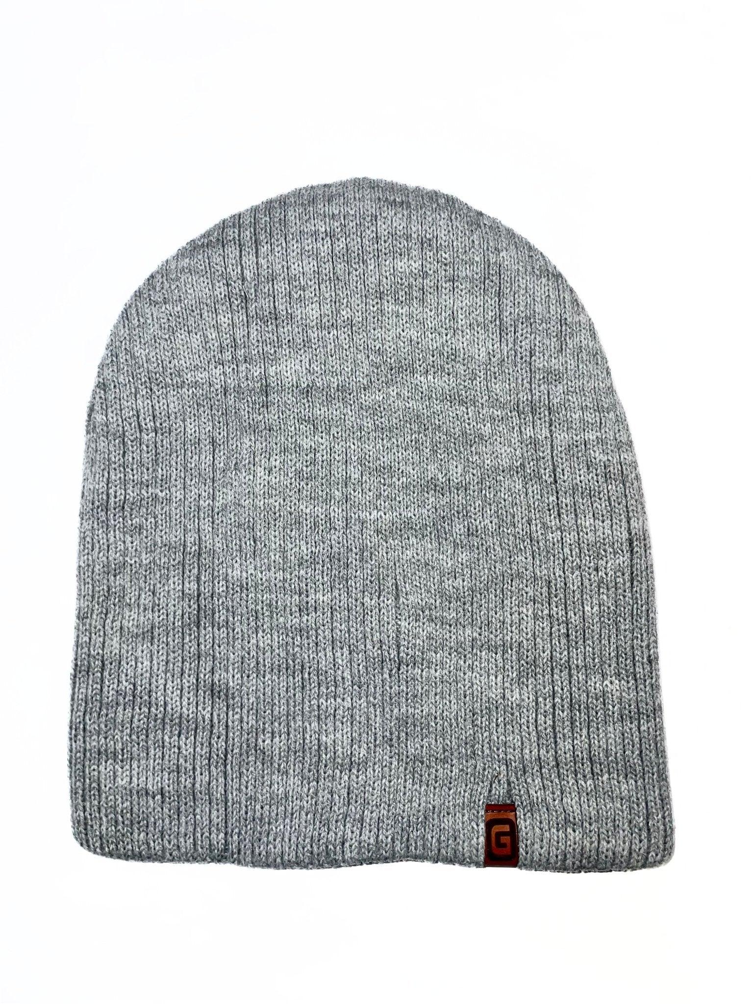 THE BEANIE - Szürke Kötött Téli Fiú Beanie Sapka - Fiú Sapka - Minimanó