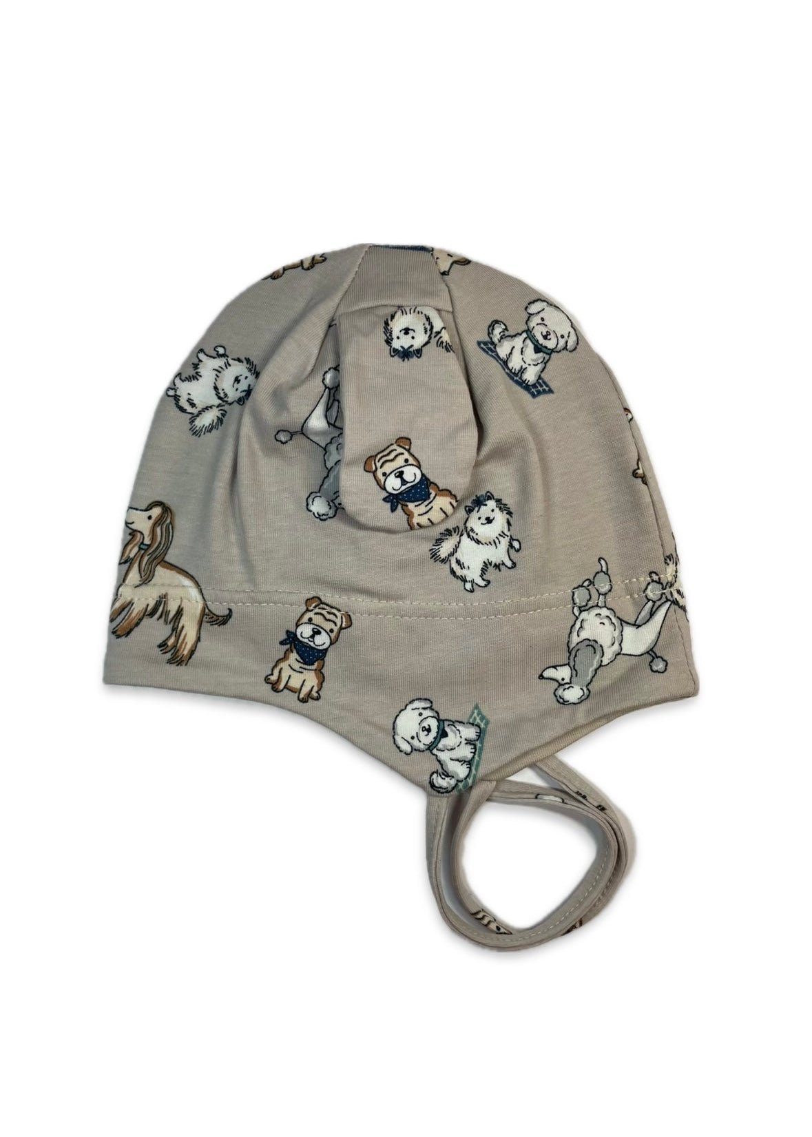 WOOF - Kutyafüles Mogyoró Pamut Kötős Fiú Sapka - Fiú Sapka - Minimanó